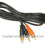 Rca Jack to 3.5MM Stereo plug aux input