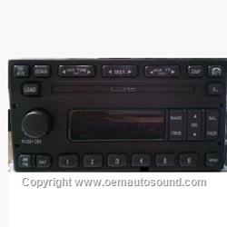 Factory Radio Ford Am/Fm 6-cd in dash VP4DBF-18C815-AC