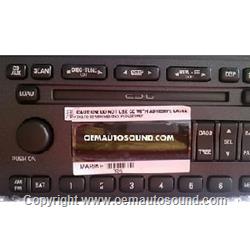 Oem Factory Radio Ford Thunderbird 2004-2005 4W6T-18C815-AE