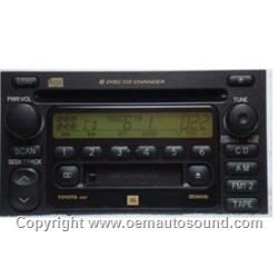 Toyota indash CD changer radio jbl 1998 TO 2003