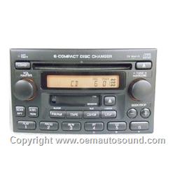 Factory Radio Honda Accord CRV Odyssey Radio XM TAPE and 6-CD Changer